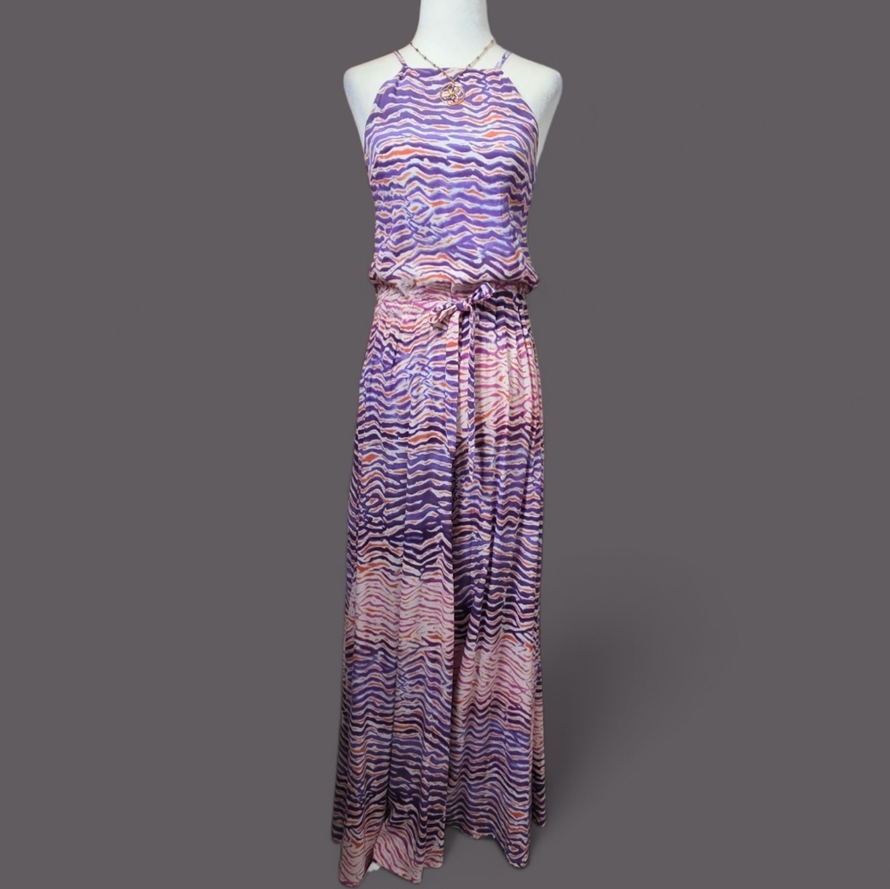 Nwt Tiger Lilly Cala Jondal Pink ,Purple  Wide Leg Jumpsuit